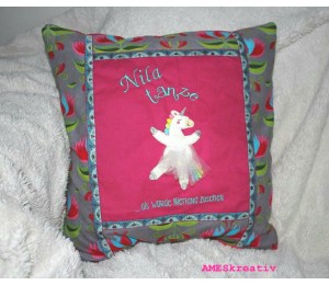 Stickdatei - zARTbesaitet - tanzendes Einhorn Ballerina